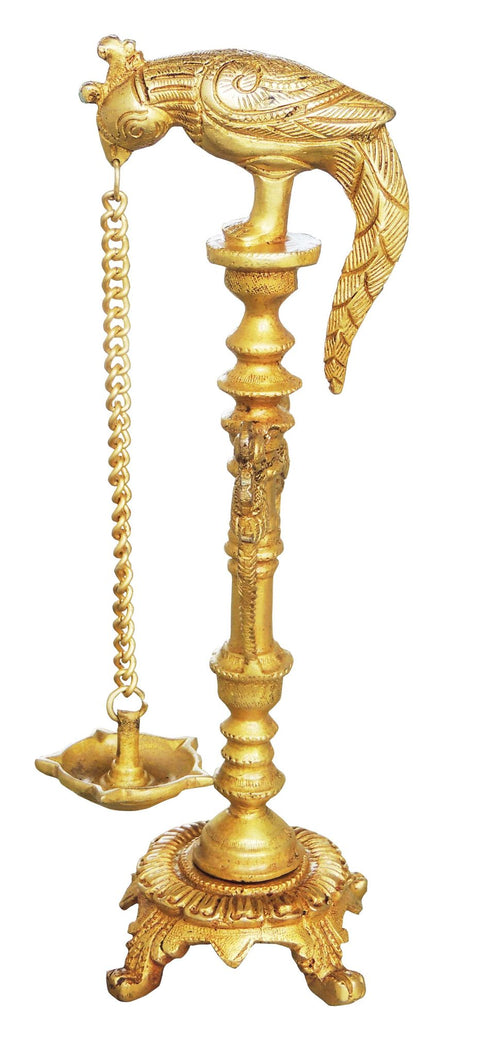 Brass Table Parrot Deepak 1.5Kg